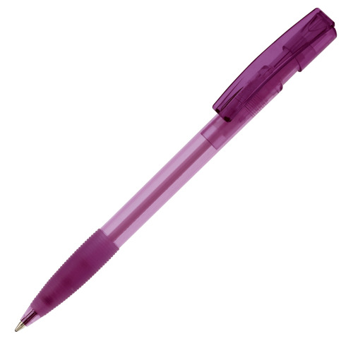 Transparentny długopis Nash Transparentny / purpurowy LT80802-N0472 