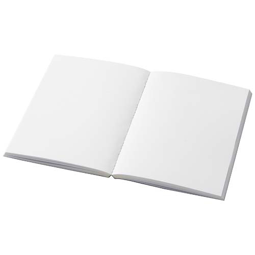 Notatnik A6 Novella Austen z miękkiej okładki z materiału z recyklingu, 100 kartek Ciemnografitowy 21026290 (3)