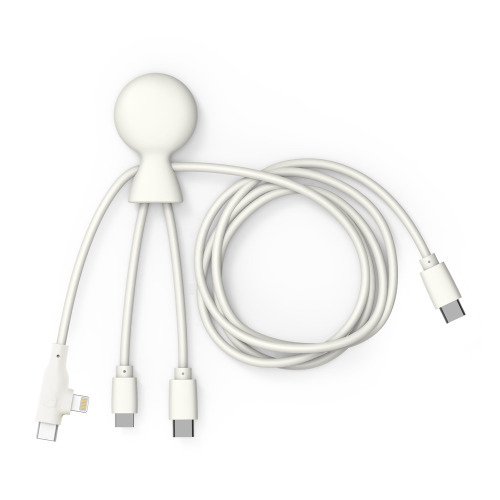Xoopar Mr. Bio Long Multi Cable USB-C 1 metr  Biały LT41032-N0001 