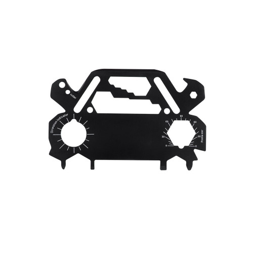 Narzędzie wielofunkcyjne "samochód", 30 funkcji Czarny VA340-03 (1)