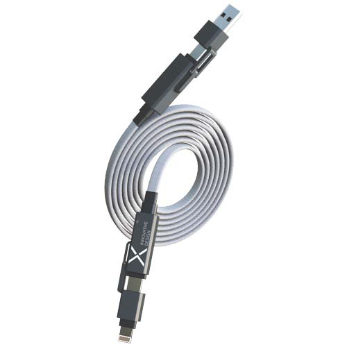 SCX.design C58 magnetyczny płaski kabel do ładowania 60 W Szary 2PX19682 