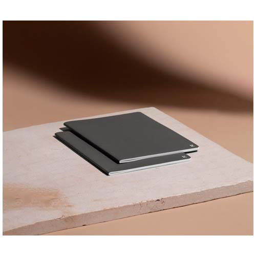 Karst® A5, dwupak z notesami z kamienia Szary 10779282 (5)