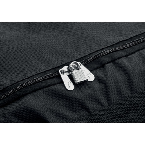Torba na kółkach 600D RPET Czarny MO2942-03 (12)