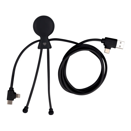 2089 | Xoopar Mr. Bio Long Power Delivery Cable with data transfer Czarny LT41007-N0002 