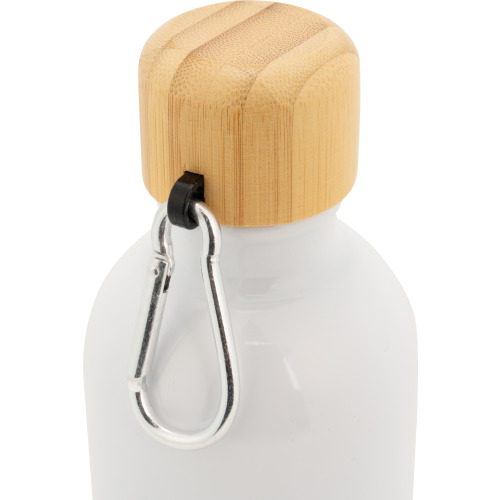 Butelka metalowa 400 ml MARILYN Biały 8497206 (3)