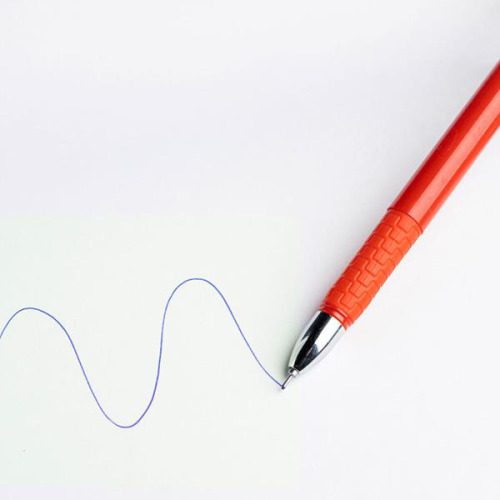 Plastikowe żelowe pióro kulkowe z nasadką / Gelie Biały IP13154700 (2)