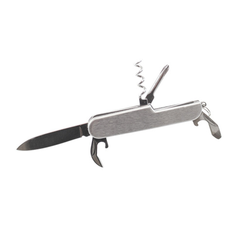 Nóż wielofunkcyjny, scyzoryk, 6 funkcji Srebrny V7718-32 (5)