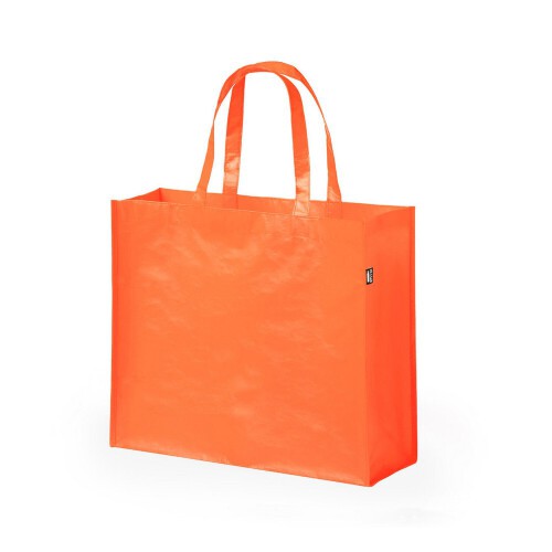 Ekologiczna torba rPET pomarańczowy V0766-07 