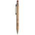 Długopis bambusowo-słomkowy Stylus Beżowy / pomarańczowy LT87282-N5526 (4) thumbnail