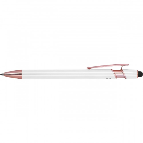 Długopis żelowy z recyklingu BELO HORIZONTE Biały 528106 (1)