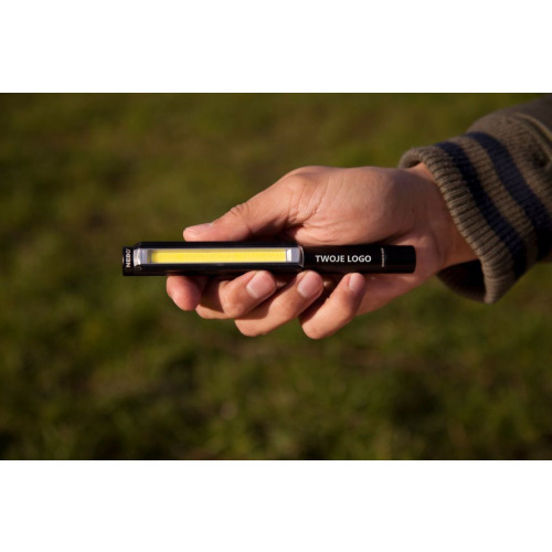 NEBO Latarka LIL LARRY, czarna - 250 lumenów, COB LED, 3 tryby pracy Czarny EXPNE6373-CZ (3)