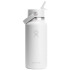 Hydro Flask Wide Mouth 946 ml – termoizolowana butelka na wodę ze stali nierdzewnej, z nakrętką ze słomką Czarny 10099290 (1) thumbnail