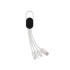Kabel do ładowania 4 w 1 z karabińczykiem Biały P302.073  thumbnail
