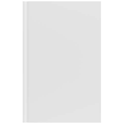 Notatnik A5 Novella Brontë z twardą okładką, błyszczący, 100 kartek Biały 21026801 (2)