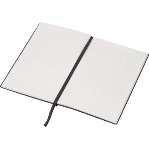 Notatnik A5 w linie z papieru z recyklingu FARGO Czarny 534603 (1)