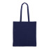 Torba z bawełny z recyklingu z dnem 140g/m² 38x10x42cm Ciemnoniebieski LT95242-N0010 (1) thumbnail