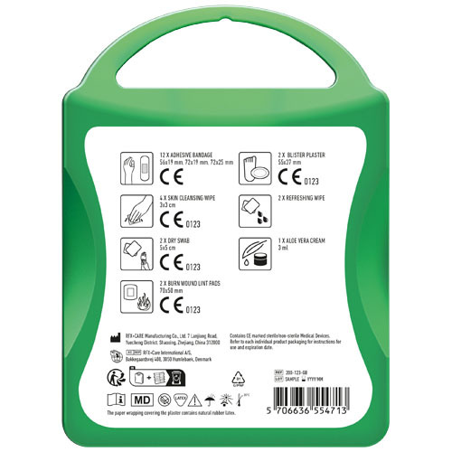 MyKit Zestaw pierwszej pomocy - Podróż Plus Przezroczysty zielony 1Z250803 (4)