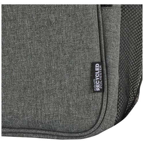 Tundra plecak termiczny z certyfikatem GRS z recyklingu z zestawem sztućców, 20 l Melanż szary 13012007 (6)