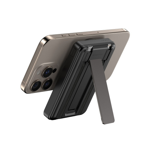 Power bank 10000 mAh, ładowarka bezprzewodowa Urban Vitamin Delano Czarny P322.7201 (5)