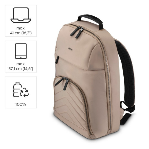 Plecak na laptopa 16,2" Hama Lightweight Premium Beżowy VH041-20 (4)