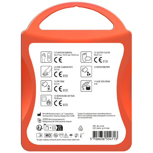MyKit Zestaw pierwszej pomocy - Podróż Plus Przezroczysty czerwony 1Z250804 (4)