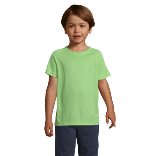 SPORTY Dziecięcy T-Shirt Apple Green S01166-AG-4XL 