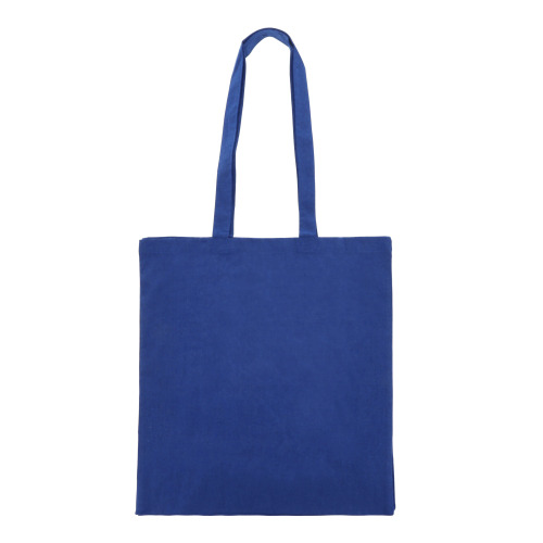 Torba z bawełny z recyklingu z dnem 140g/m² 38x10x42cm Niebieski LT95242-N0011 (1)