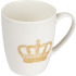 Kubek porcelanowy z koroną 300 ml Biały 055606  thumbnail