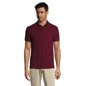 PRIME Męskie polo 200g Burgundy