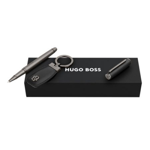 Zestaw upominkowy Hugo Boss brelok i pióro kulkowe HAK519D + HSL5655A Zielony HPKR519D 