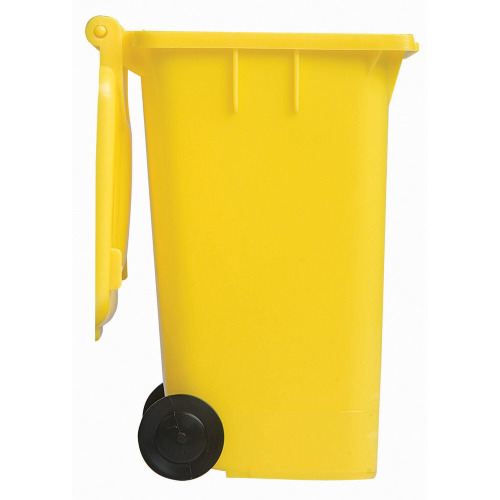Pojemnik na przybory do pisania "kontener na śmieci" żółty V2565-08 (3)