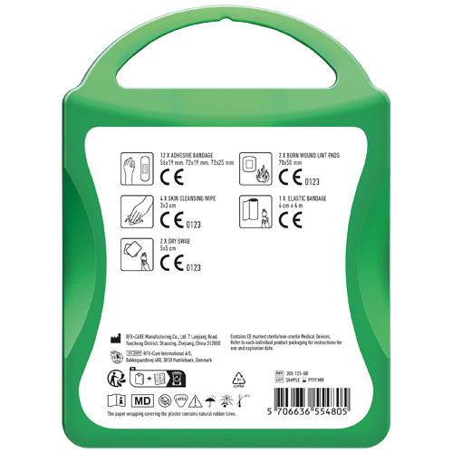 MyKit Pierwsza pomoc Przezroczysty zielony 1Z250003 (4)