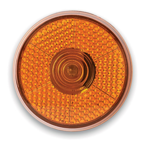 Okrągła migająca lampka LED Pomarańczowy MO8516-10 