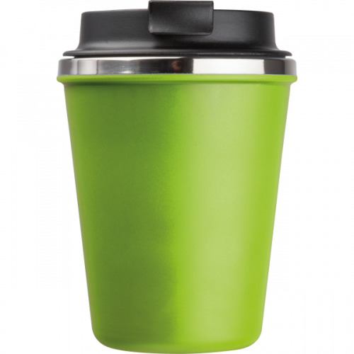 Kubek termiczny 350 ml z powłoką z recyklingu METODY Jasnozielony 8496229 (5)