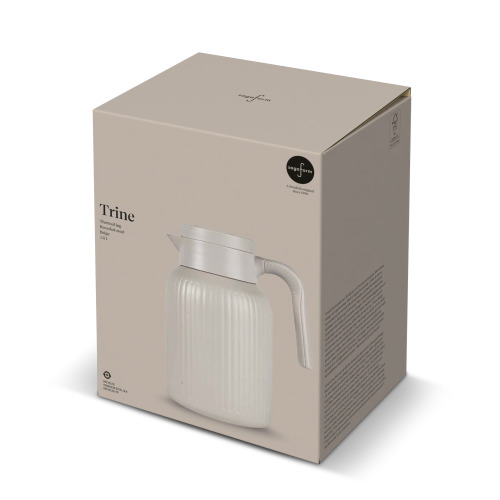 Karafka termiczna Sagaform Trine (z recyklingu) 1.5 L Beżowy LT52137-N0055 (1)