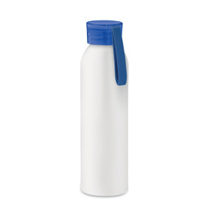 Butelka aluminiowa 600ml biały/niebieski