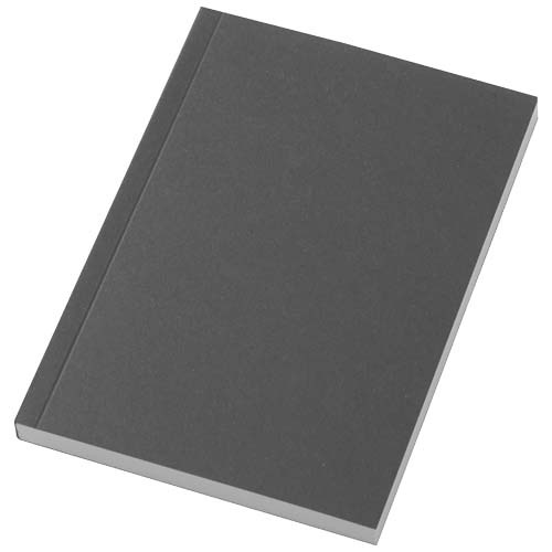 Notatnik A6 Novella Austen z miękkiej okładki z materiału z recyklingu, 100 kartek Ciemnografitowy 21026290 (4)