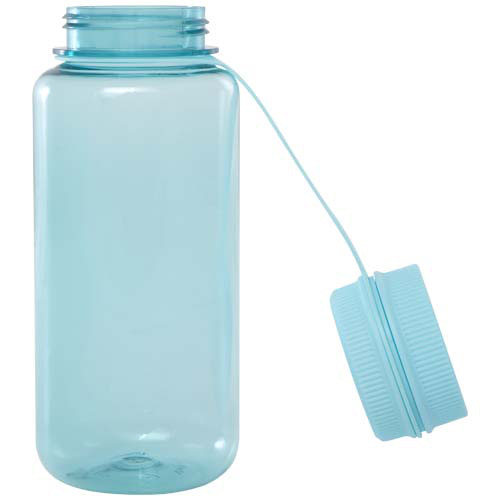 Butelka sportowa Ryder z materiału RPET, z certyfikatem RCS, o pojemności 900 ml, z wielofunkcyjną zakrętką Turkusowy 10083751 (5)