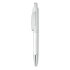 Przyciskany długopis przezroczysty biały MO8813-26  thumbnail