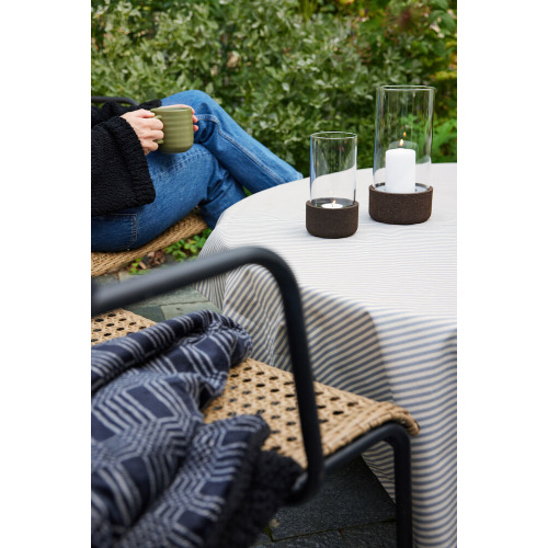 ELLA OBRUS WOSKOWANY, SZARY/BEŻOWY Szary 5018484- (5)