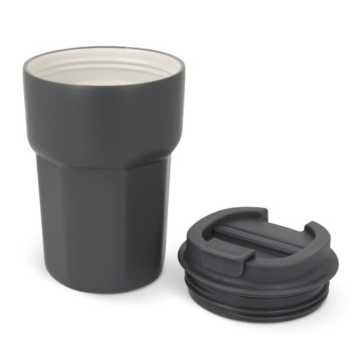 T-ceramic Kubek termiczny z pokrywką Zambezi 350ml Szary LT98728-N0061 (2)