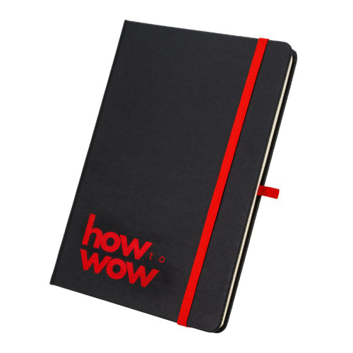 Notatnik A5 w linie SILKE Czerwony 2386705 (7)