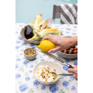 EDEN OBRUS WOSKOWANY, NIEBIESKI MIX