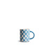 Kubek LIZ Check, niebieski/biały Niebieski/Biały 5283907513-00--00  thumbnail