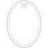 RFX™ reflective owalna odblaskowa zawieszka z TPU Neonowy żółty 1PR10313 (3) thumbnail