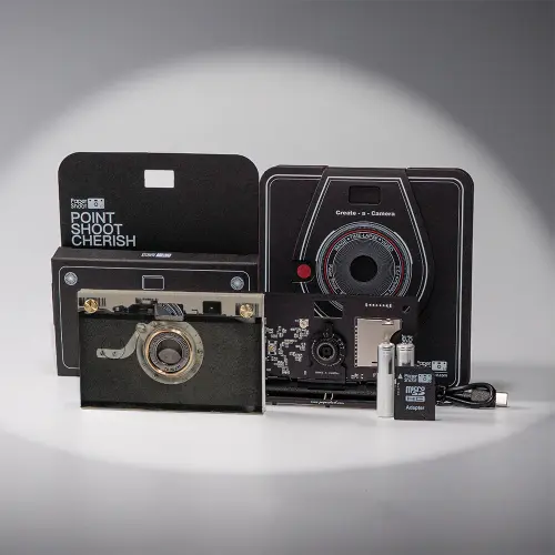 Kartonowy aparat fotograficzny PaperShoot Wielokolorwy PPR01 (1)