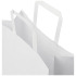 Torba z papieru Kraft z płaskimi uchwytami – 25 x 11 x 31 cm Biały 1PQ00301 (3) thumbnail