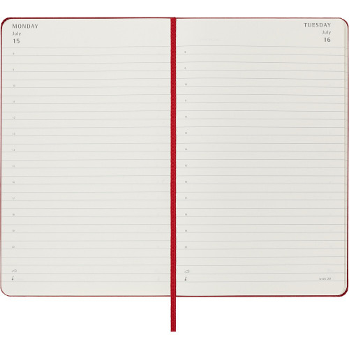 Kalendarz MOLESKINE Czerwony VM394-05/2024 (4)