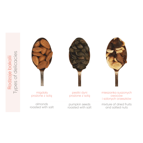 Zestaw słodyczy reklamowych Seeds&Nuts bag Wielokolorwy S0569 (2)