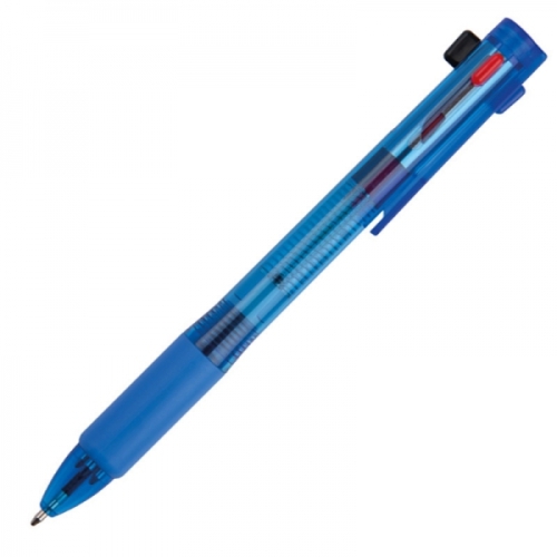 Długopis plastikowy 4w1 NEAPEL niebieski 078904 (5)